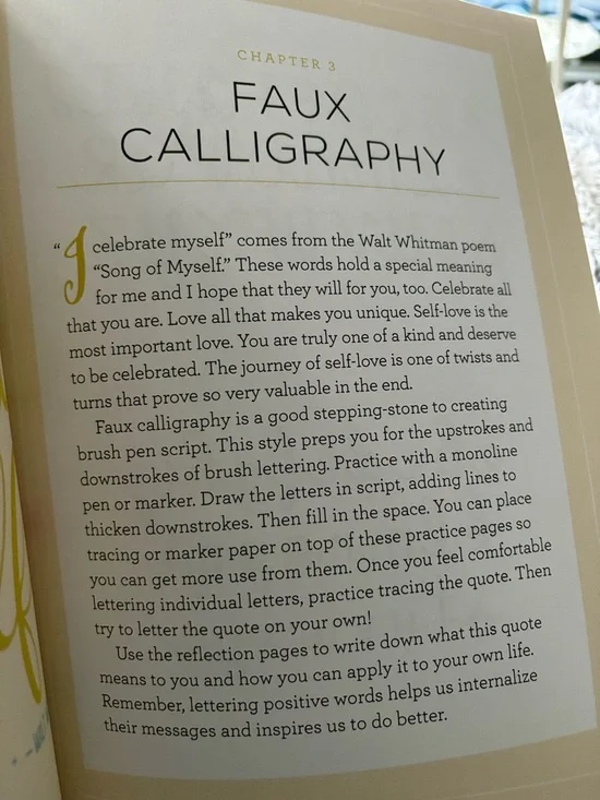 Creative Lettering Journal with Inspirational Quotes - Picture 8 of 8